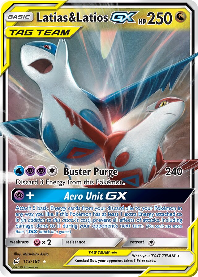 Latias & Latios-GX (TEU 113)