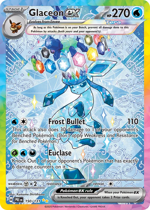Glaceon ex (PRE 150)