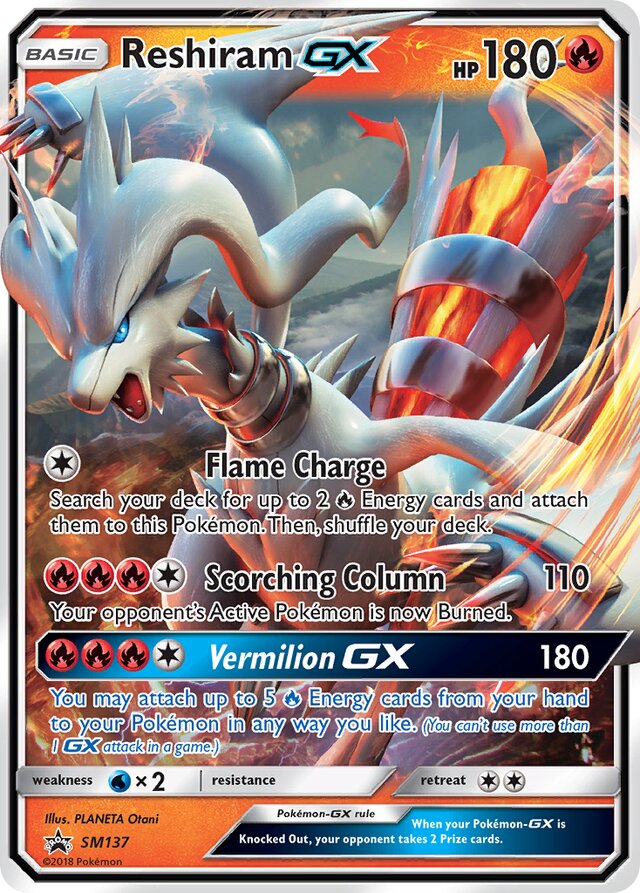 Reshiram-GX (SMP SM137)