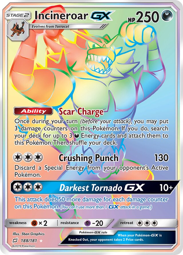 Incineroar-GX (TEU 188)