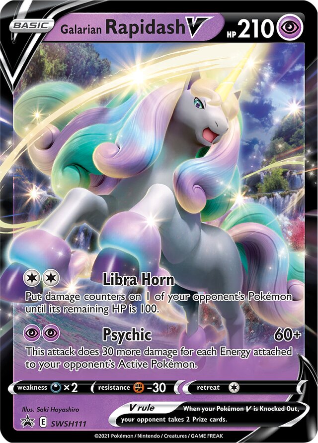 Galarian Rapidash V (SWSH111)