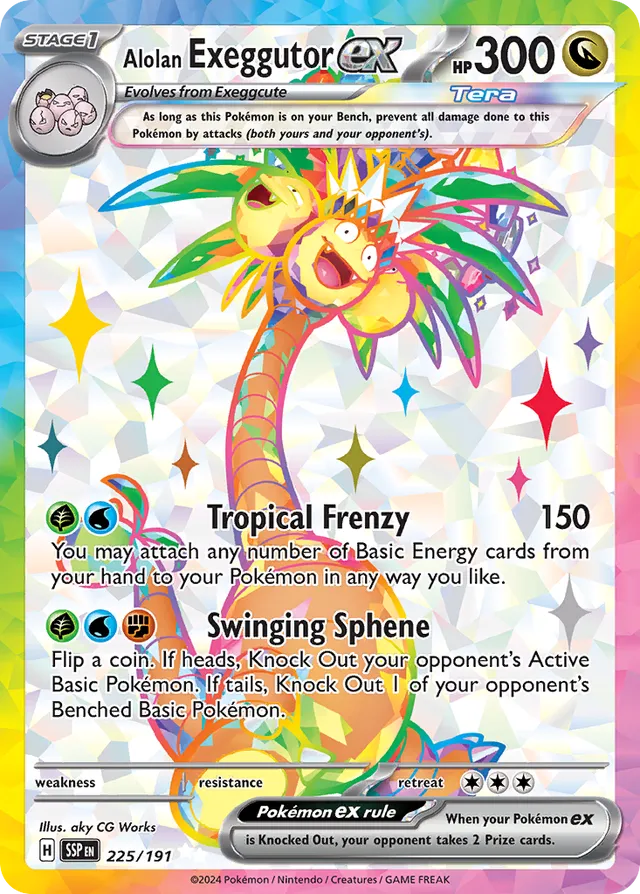 Alolan Exeggutor ex (SSP 225)