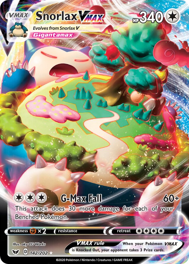 Snorlax VMAX (SSH 142)