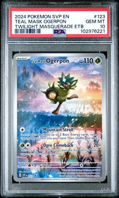 Teal Mask Ogerpon (SVP 123) PSA 10