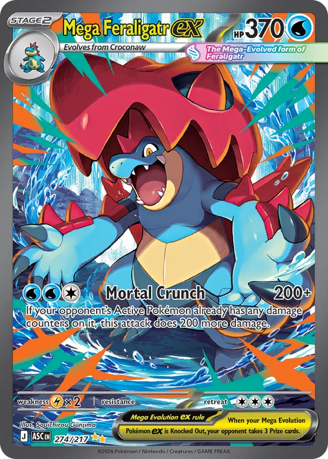 Mega Feraligatr ex (ASC 274)