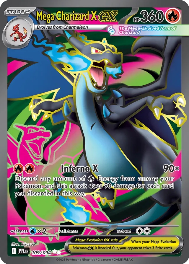 Mega Charizard X ex (PFL 109)