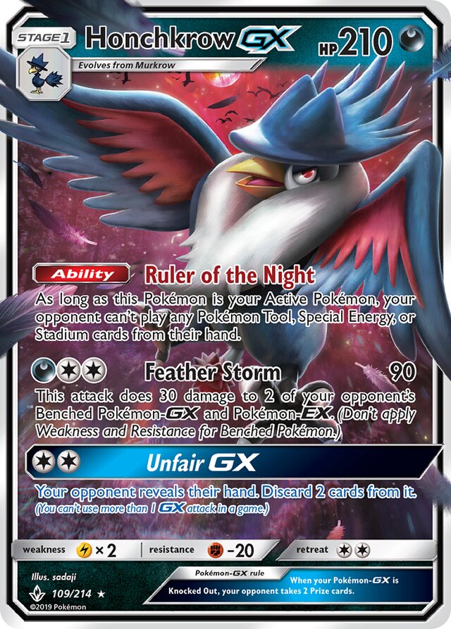 Honchkrow-GX (UNB 109)