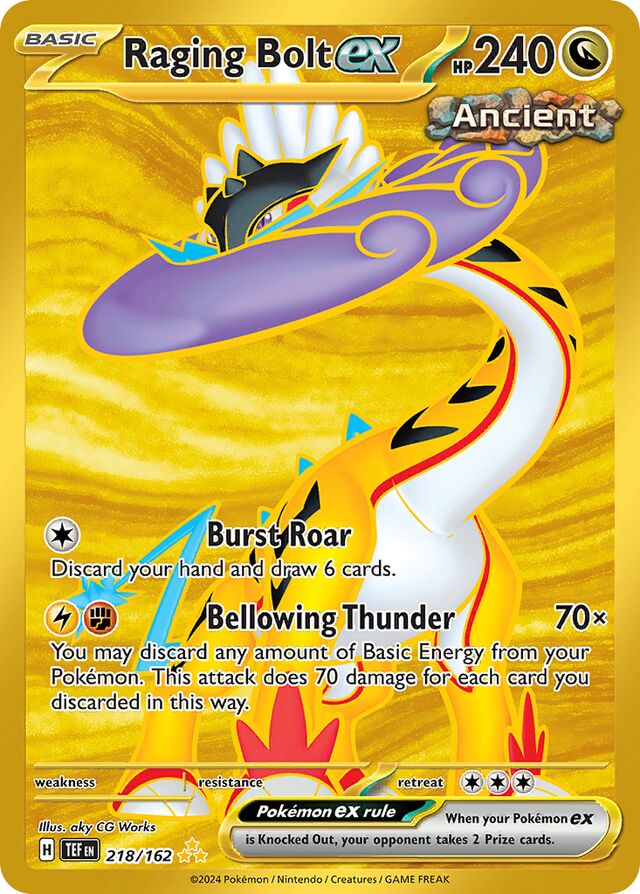 Raging Bolt ex (TEF 218)