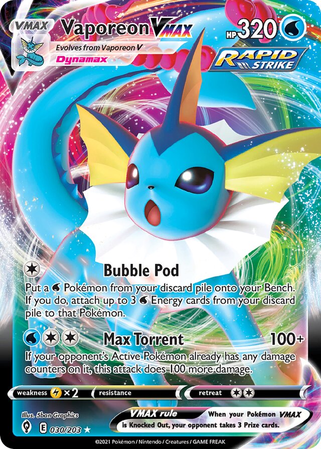 Vaporeon VMAX (EVS 030)