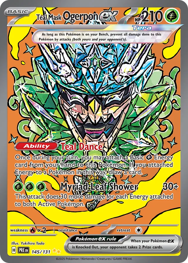 Teal Mask Ogerpon ex (PRE 145)