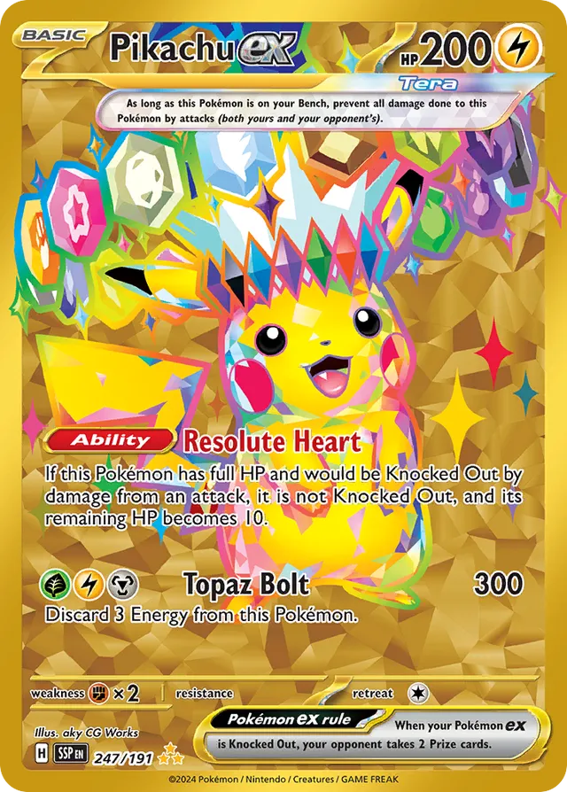 Pikachu ex (SSP 247)