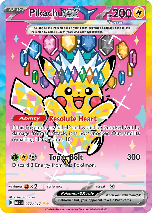 Pikachu ex (ASC 277)