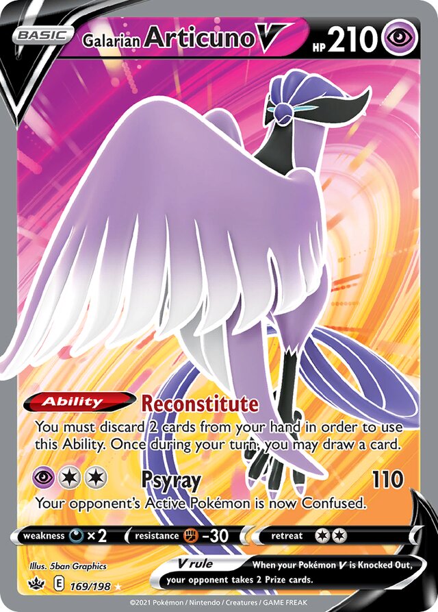 Galarian Articuno V (CRE 169)
