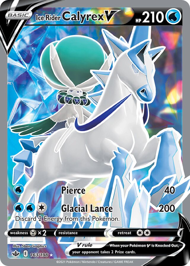 Ice Rider Calyrex V (CRE 163)