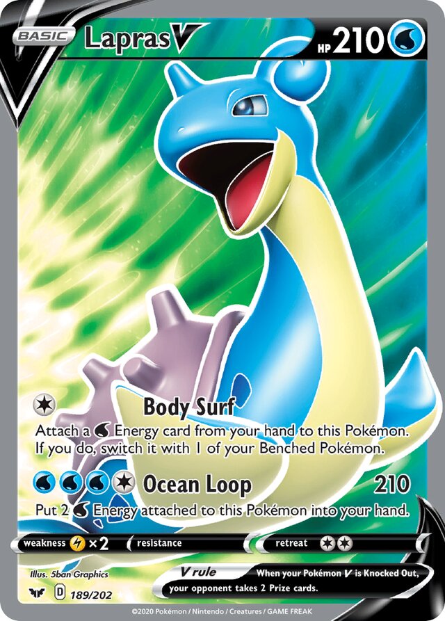 Lapras V (SSH 189)