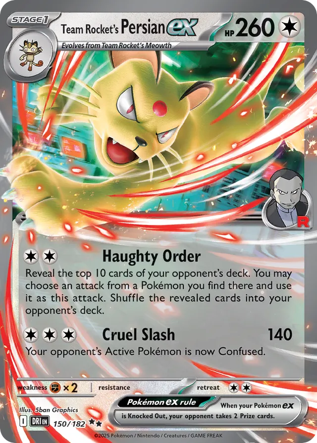 Team Rocket's Persian ex (DRI 150)
