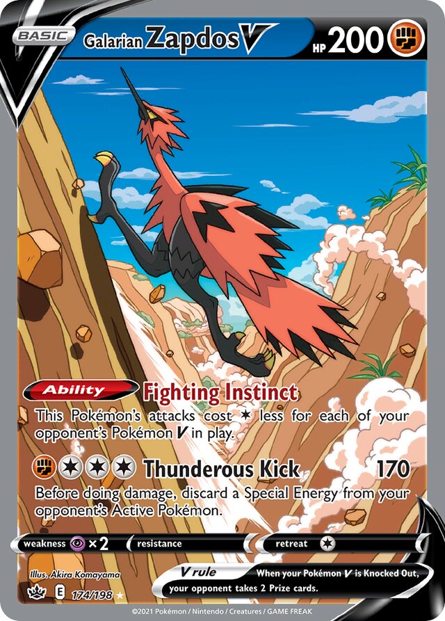 Galarian Zapdos V (CRE 174)