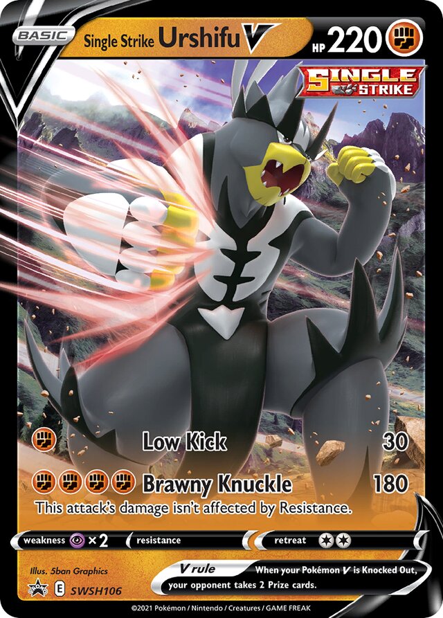 Single Strike Urshifu V (SWSH106)