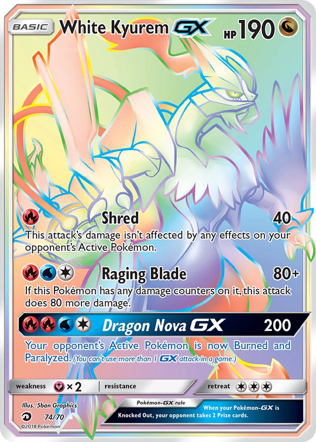 White Kyurem-GX (DRM 74)