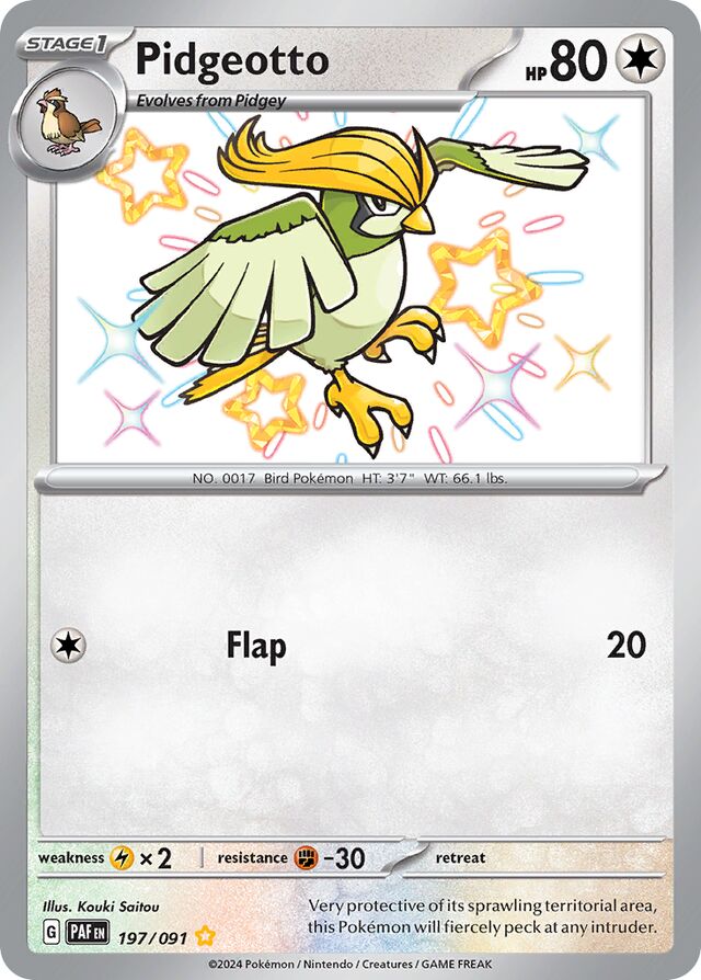 Pidgeotto (PAF 197)