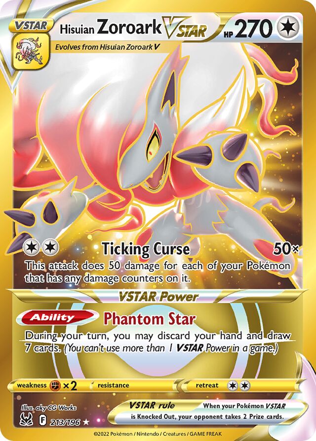 Hisuian Zoroark VSTAR (LOR 213)