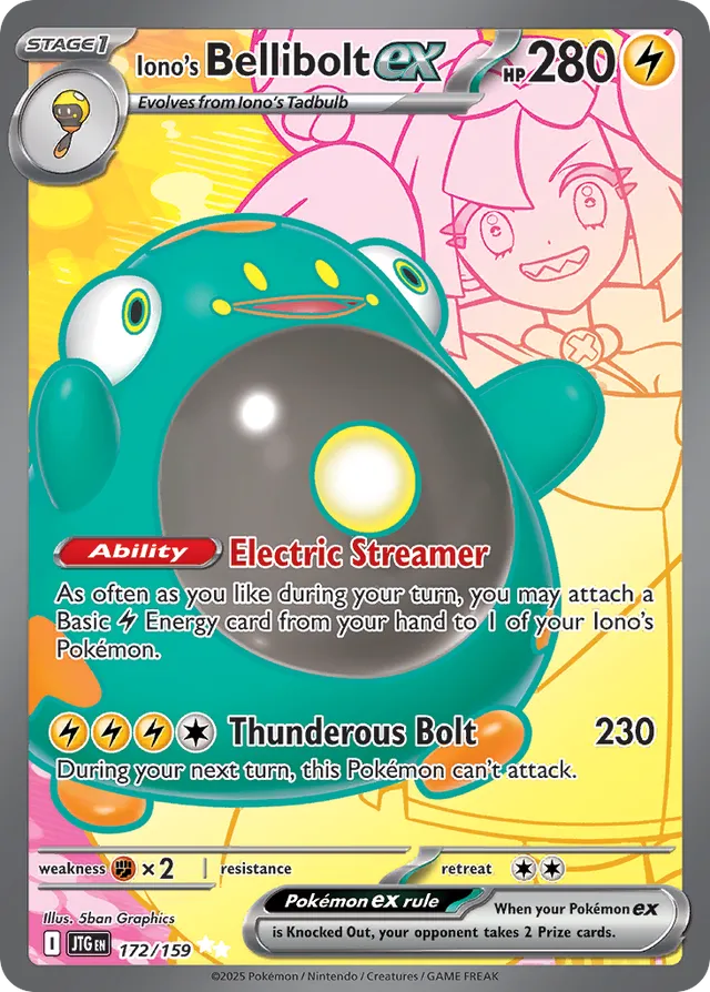 Iono's Bellibolt ex (JTG 172)
