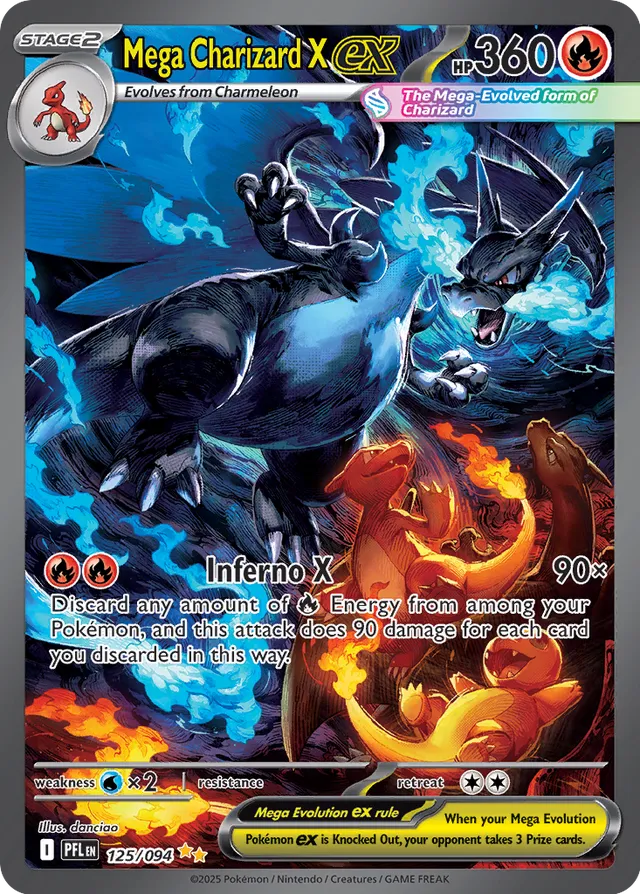 Mega Charizard X ex (PFL 125)