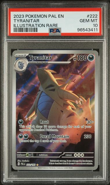 Tyranitar (PAL 222) PSA 10