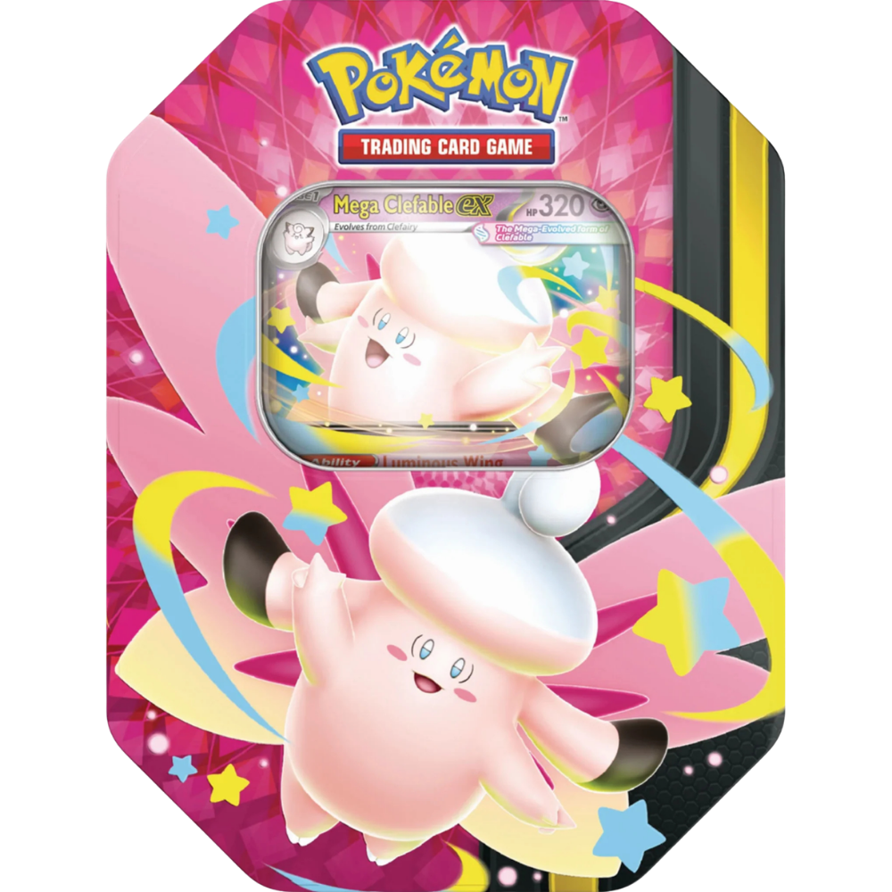Mega Moonlit EX Tin - Clefable