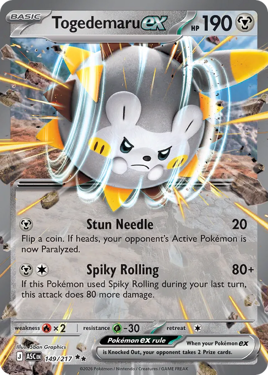 Togedemaru ex (ASC 149)