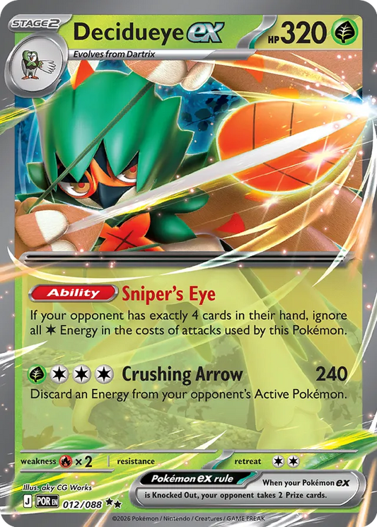 Decidueye ex (POR 012)