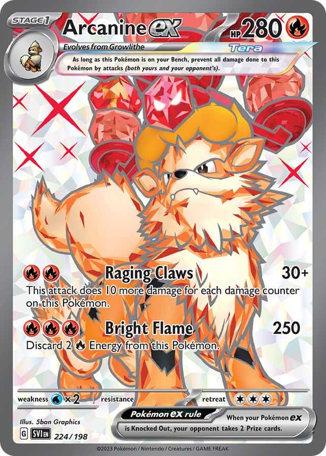 Arcanine ex (SVI 224)