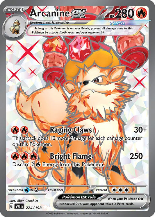 Arcanine ex (SVI 224)