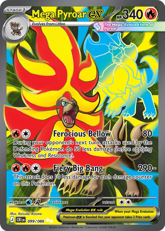 Mega Pyroar ex (CRI 099)