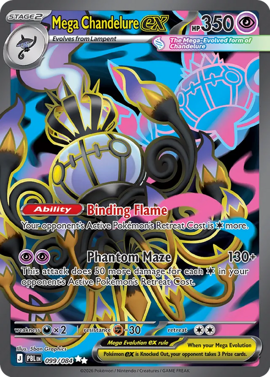Mega Chandelure ex (PBL 099)