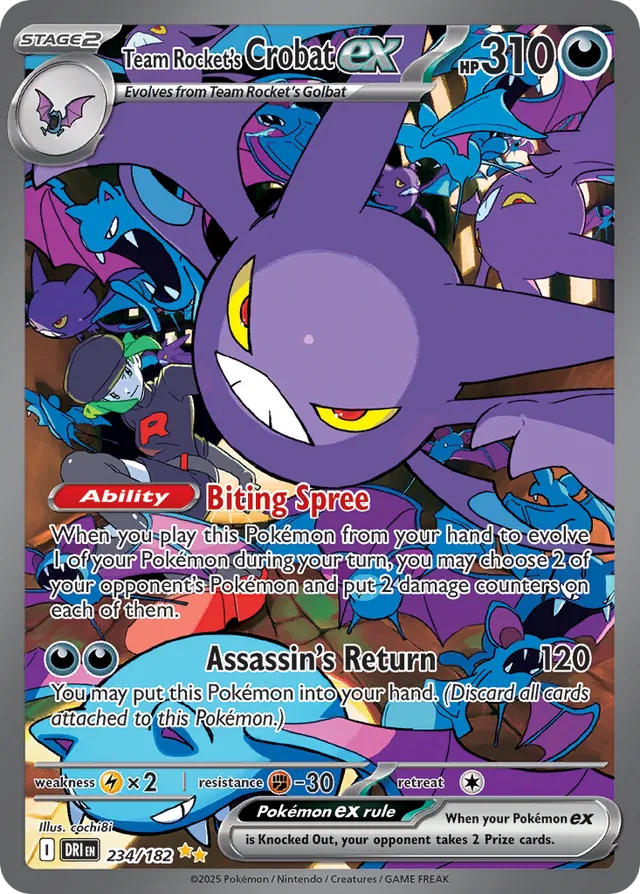 Team Rocket's Crobat ex (DRI 234)