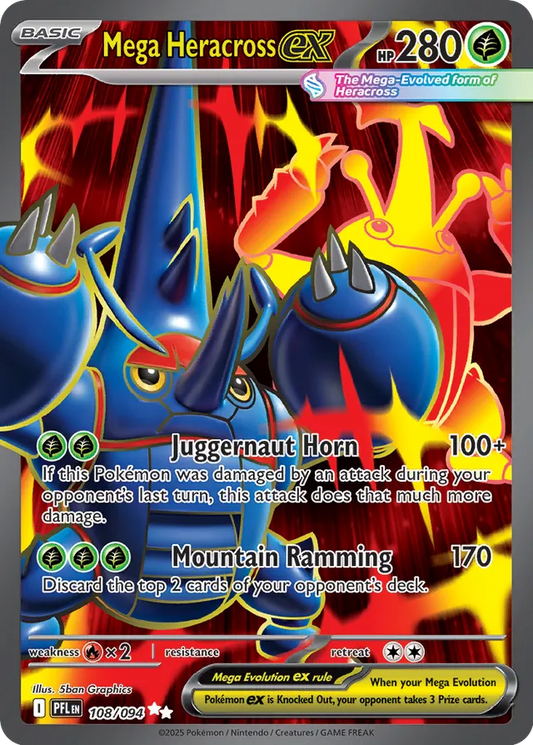 Mega Heracross ex (PFL 108)