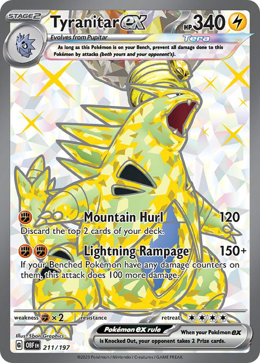 Tyranitar ex (OBF 211)