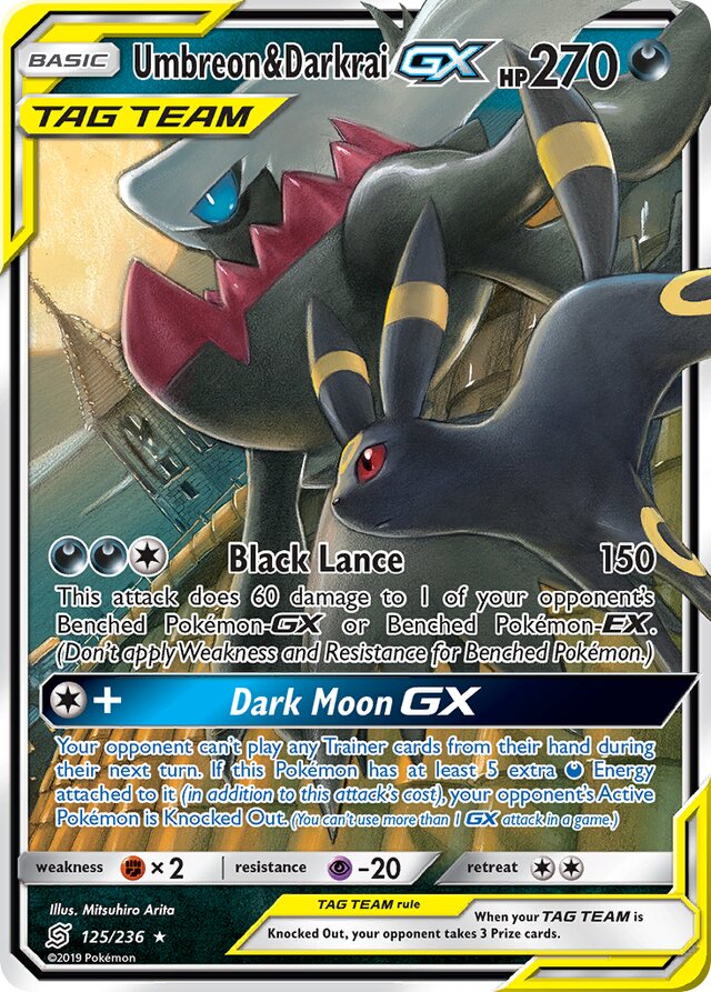 Umbreon & Darkrai-GX (UNM 125)
