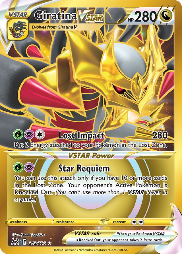 Giratina VSTAR (LOR 212)