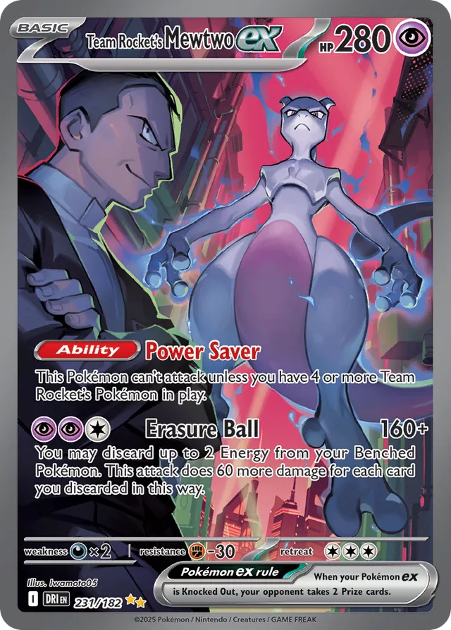 Team Rocket's Mewtwo ex (DRI 231)
