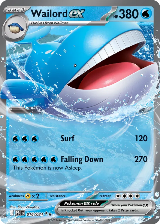Wailord ex (PBL 016)