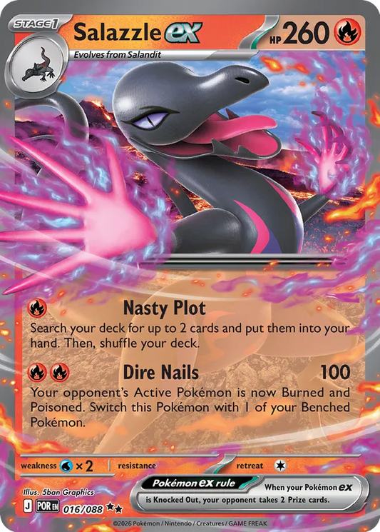 Salazzle ex (POR 016)