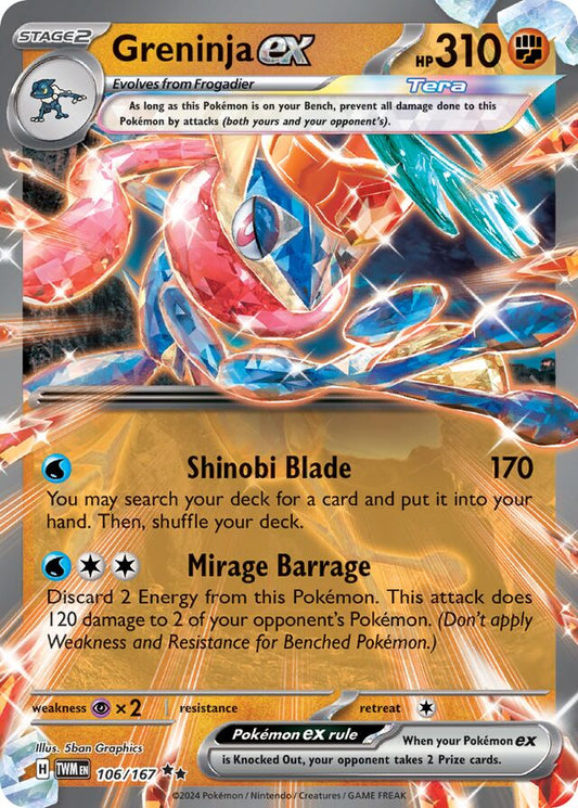 Greninja ex (TWM 106)