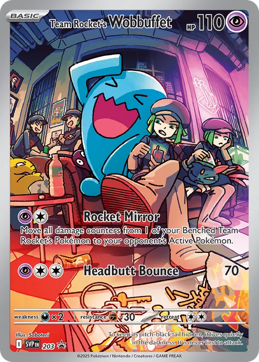 Team Rocket's Wobbuffet (SVP 203)