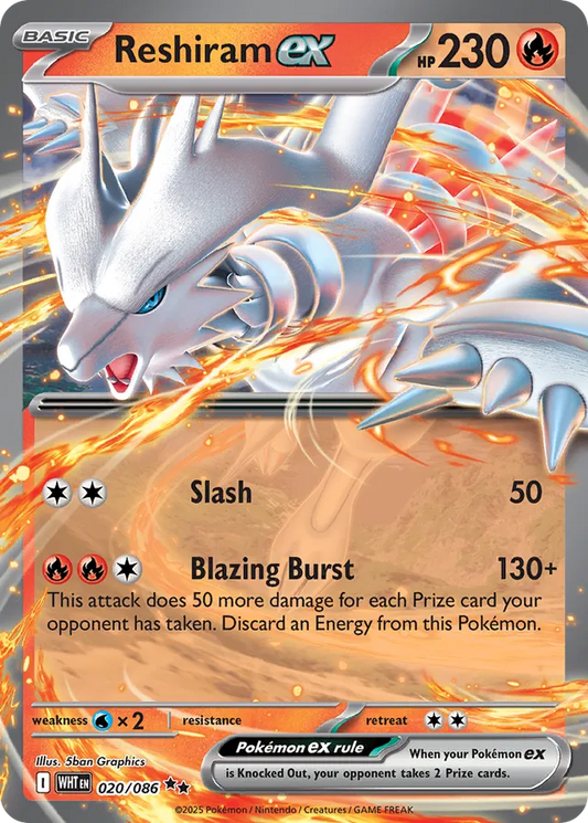 Reshiram ex (WHT 020)