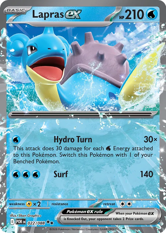 Lapras ex (POR 022)