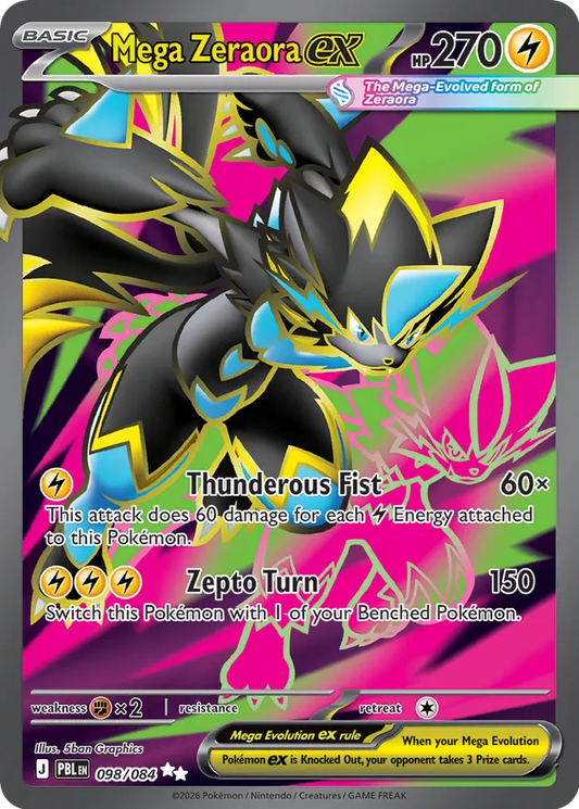 Mega Zeraora ex (PBL 098)