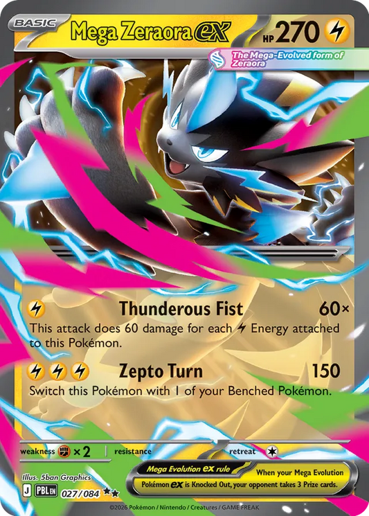 Mega Zeraora ex (PBL 027)