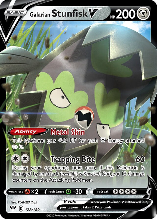Galarian Stunfisk V (DAA 128)